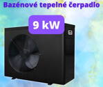 Bazénové tepelné čerpadlo 9kW, inverterové