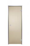 Dvere do parnej sauny 690 x1890 mm - bronzové sklo