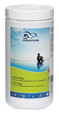 Chlor stop 1 kg pre zníženie chlóru v prechlórovanom bazéne