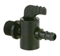 Odtokový kohútik z PVC 3/4" ex