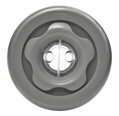 Vstupná tryska Duo 2x8mm ABS - sivá (RAL 7037)