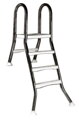 Rebrík ESP pre neupravené bazény, 3+1 stupne, pre bazény vysoké 1 m, AISI 304