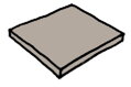 Dlažba Ardoise - sivá - štvorcový diel 500x500x35mm, 1m2