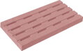 Dekorácia - mriežka 500 x 250 x 40 mm -- povrch PINK hladký