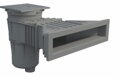 Superskimmer 17,5 l s mosadznými konzolami - tmavosivá (RAL7016)