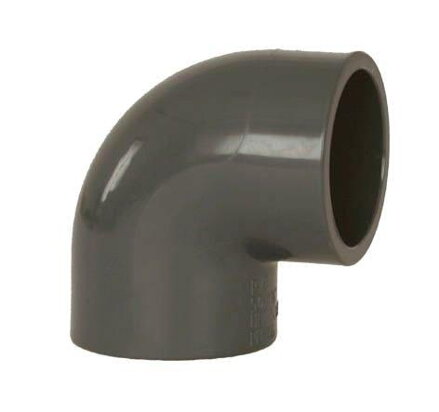PVC tvarovka - uhol 90° 75 mm