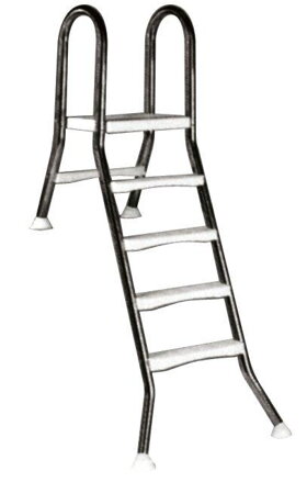 Rebrík ESP pre zapustené bazény, 4+1 stupne, pre bazény vysoké 1,2 m, AISI 304