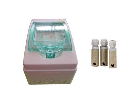 Elektronické automatické monitorovanie hladiny v rozvádzači + 3x sonda