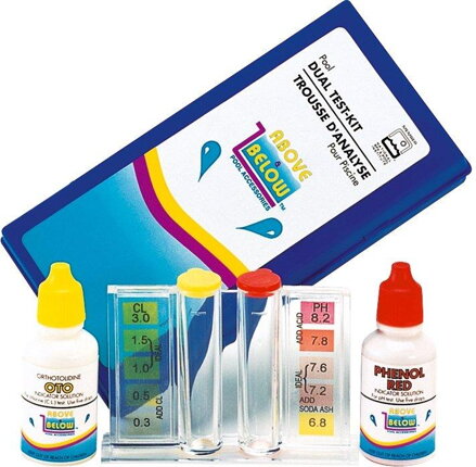 Kvapkový tester - Cl/pH - kvapková metóda (v kufríku)