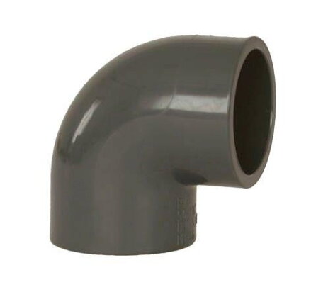 PVC tvarovka - uhol 90° 90 mm
