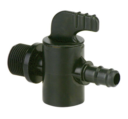 Odtokový kohútik z PVC 3/4" ex