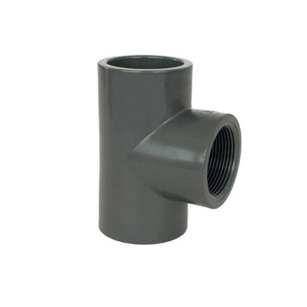 PVC tvarovka - T-kus 90° 20 x 1/2" int.
