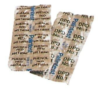 Testovacie tablety DPD fenolová červená pH - 10 ks