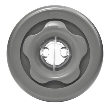 Vstupná tryska Duo 2x8mm ABS - sivá (RAL 7037)