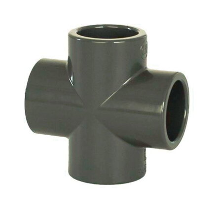 PVC tvarovka - kríž 32 mm