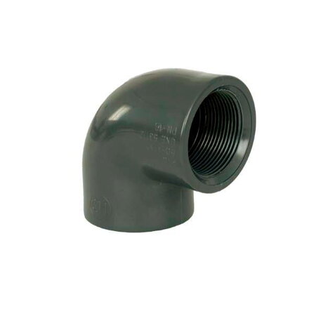 PVC tvarovka - uhol 90° 1 1/2" int. x 1 1/2" int.
