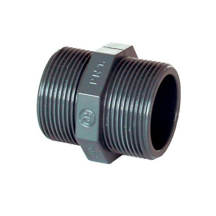 PVC tvarovka - dvojitá vsuvka 1" ext.