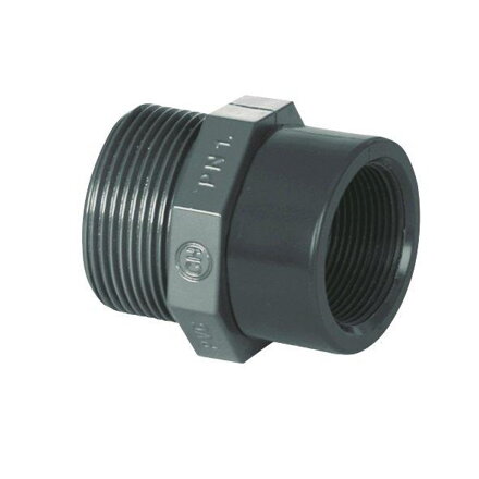 PVC tvarovka - redukcia 1 1/2" ext. x 1 1/4" int.