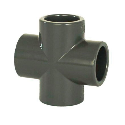 PVC tvarovka - kríž 63 mm