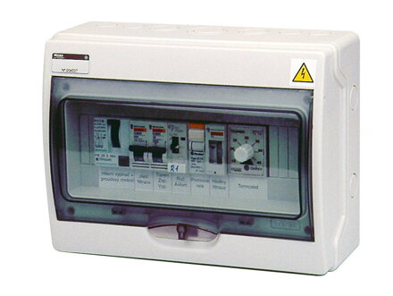 Automatické ovládanie filtrácie/výmenníka - F1V