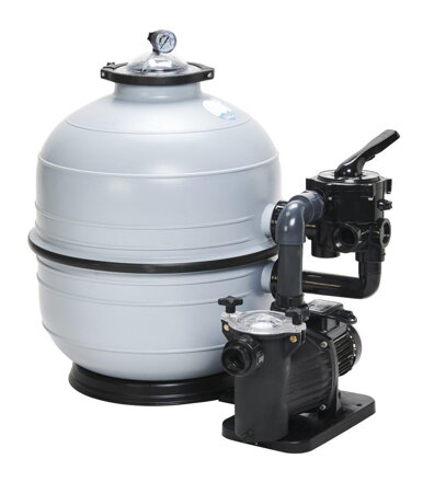 Filtračné zariadenie - KIT MIDI 500, 8 m3/h, 230 V, 6-cestný bočný ventil, čerpadlo. Bettar