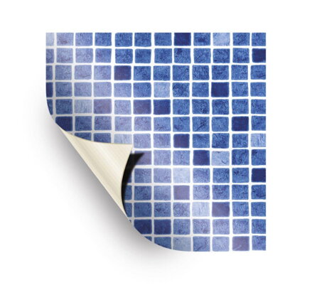 AVfol Decor - Mozaika modrá; šírka 1,65 m, 1,5 mm, metráž