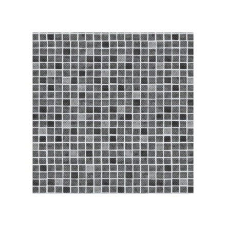 AVfol Decor Protišmyková úprava - mozaika sivá; šírka 1,65 m, 1,5 mm, návin 20 m