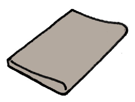 Dlaždica Ardoise - sivá - rovná časť zaoblená 500 x 350 mm, 1ks