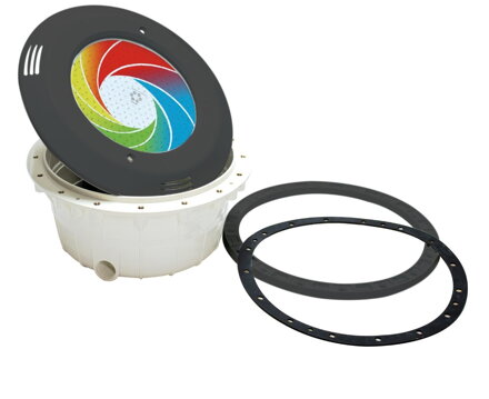 VA LED svetlo "PF" - 33W, RGB-DMX; pre fóliové bazény, tmavosivé