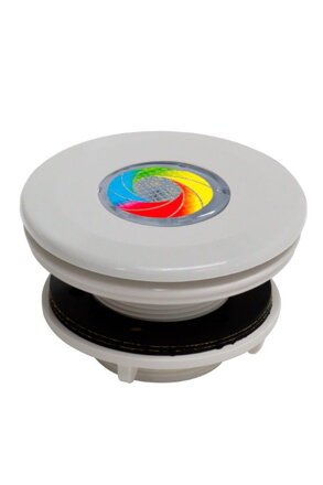 MINI Tube -- tryska VA (biela) - 9LED RGB, 8,2W - pre fóliové bazény