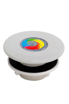 MINI Tube -- tryska VA (biela) - 9LED RGB, 8,2W - pre prefabrikované bazény