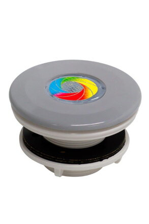 MINI Tube -- VA tryska (svetlosivá RAL7004) - 9LED RGB, 8,2W - pre fóliové bazény
