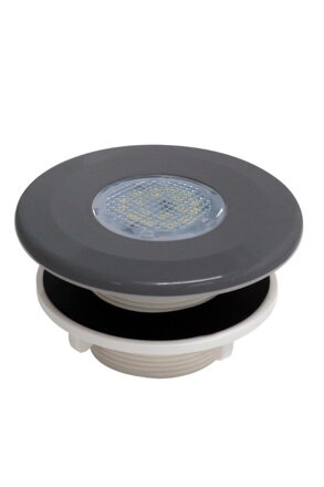 MINI Tube -- VA tryska (tmavosivá RAL7016) - 18 LED diód biela, 6 W, pre prefabrikované bazény