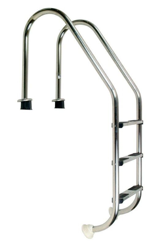 Štandardný rebrík z nehrdzavejúcej ocele s 3 stupňami, AISI 304