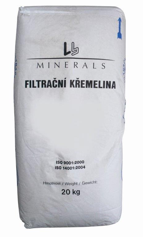 Filtračný oxid kremičitý pre DE filtre (20 kg) Filtračný oxid kremičitý pre DE filtre (20 kg)