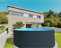 Bazén Planet Pool ANTRAZITE/Blue - samotný bazén 450 x 120 cm
