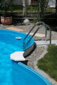 Schodíky do bazéna Planet Pool (WIDE) pre zapustené bazény s hĺbkou 120 cm