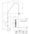 Schodíky do bazéna Planet Pool (WIDE) pre zapustené bazény s hĺbkou 120 cm