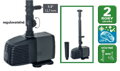 Heissnerovo efektové čerpadlo vrátane 2 efektov - 600 l/h, 8 W HSP600-00