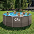 Bazén CF FRAME ratanový - 366 x 122 cm