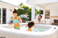 Whirlpool INTEX PureSpa Chevron Bubble Deluxe pre 6 osôb