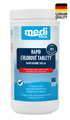 Bazénová chémia - Rapid - chlórové tablety 20 g 1,0 kg MediPOOL