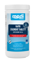 Bazénová chémia - Rapid - chlórové tablety 20 g 1,0 kg MediPOOL