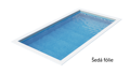 Kompletná bazénová súprava CF BLOCK DELUXE 6,0 x 3,0 x 1,5 m / 0,8 mm - sivá fólia (bazén, prémiová filtrácia, fólia, skimmer)
