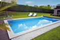 Kompletná bazénová súprava CF BLOCK DELUXE 6,0 x 3,0 x 1,5 m / 0,8 mm - sivá fólia (bazén, prémiová filtrácia, fólia, skimmer)