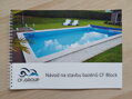Kompletná bazénová súprava CF BLOCK DELUXE 7,0 x 3,5 x 1,5 m / 0,8 mm - sivá fólia (bazén, prémiová filtrácia, fólia, skimmer)
