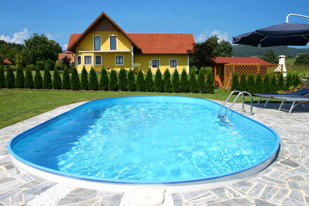 Planet Pool Exklusiv WHITE/Blue - bazén 600 x 320 x 150 cm