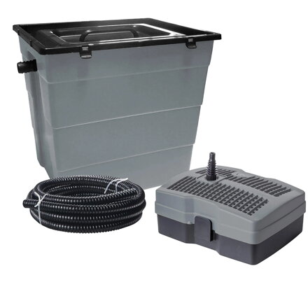 Prietokový filtračný set Heissner s čerpadlom 1000 l/h, UV 9W, do 6 m3 HLF6000-00