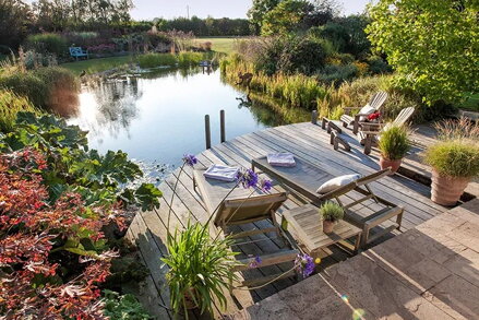 Heissner CFP+D 1 Set PLUS na vybudovanie kúpacieho alebo okrasného jazierka 4 x 2,3 x 1,5 m (vrátane rýb)