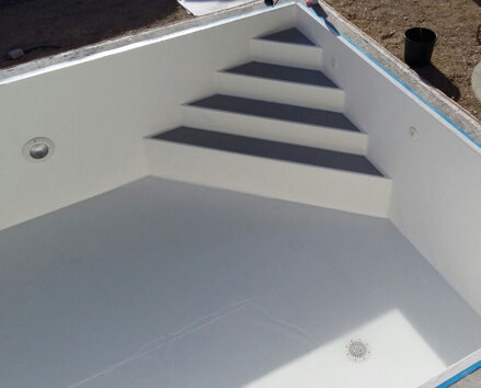 CF Blokové schodisko 45° 4-stupňové